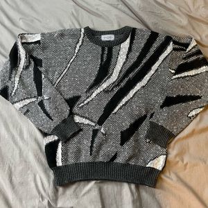 Graphic Knitting Sweater